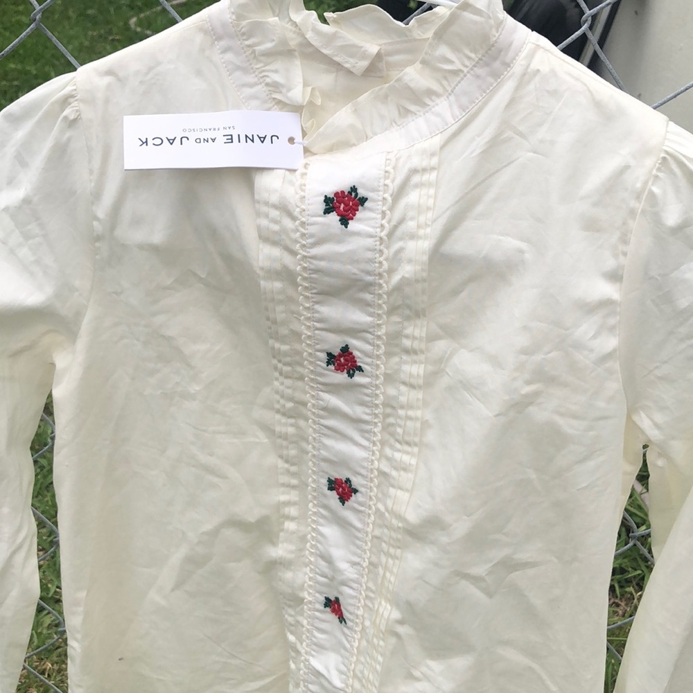 Janie and jack embroidered blouse. 12 years girls